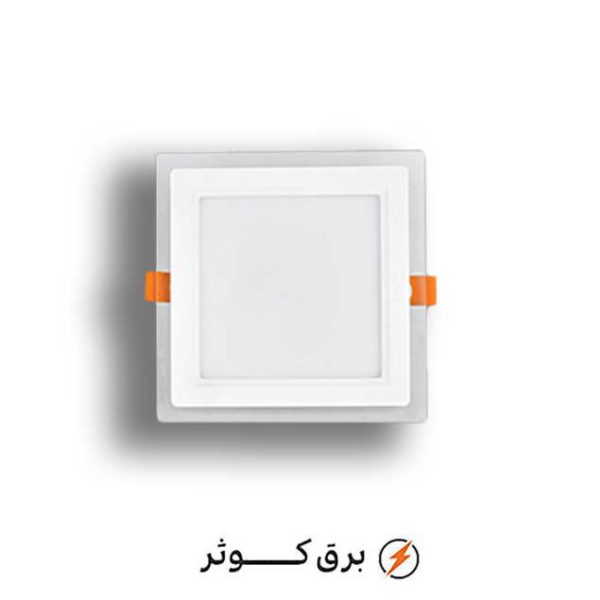 پنل گلاریس 12 وات مربعی سفید پارس شعاع