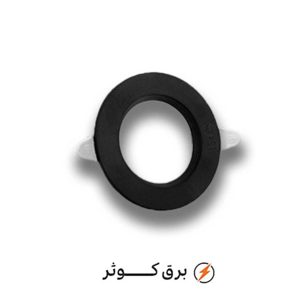 سولاریس 7 وات گرد بدنه مشکی نور یخی پارس شعاع