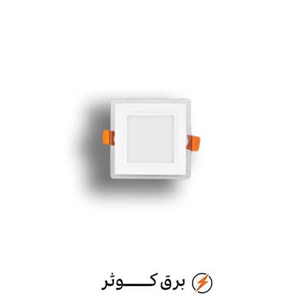پنل گلاریس 7 وات مربع سفید پارس شعاع