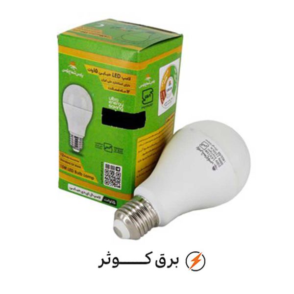 لامپ 15وات حبابی آفتابی پارس شعاع توس
