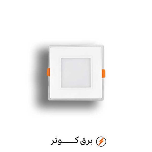پنل گلاریس 9 وات مربعی سفید پارس شعاع