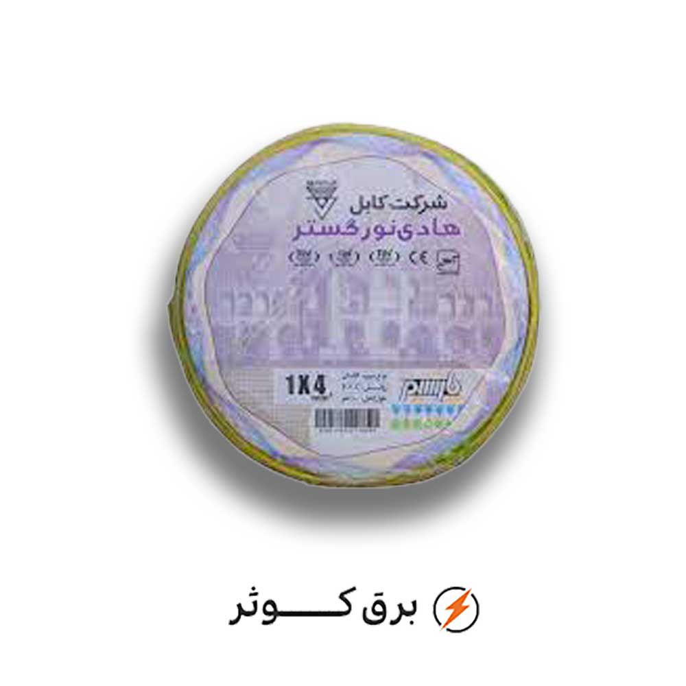 سیم افشان 4*1 ارت هادی نور (حلقه)