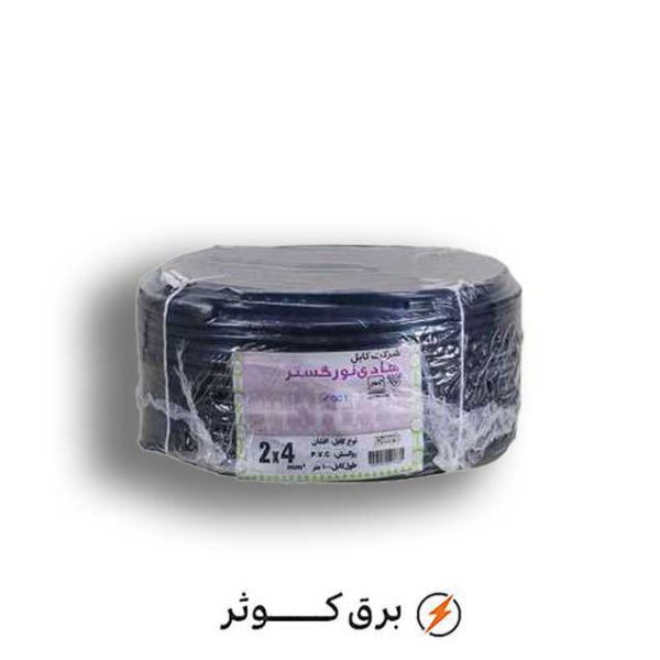 کابل افشان 4*2 هادی نور (حلقه)