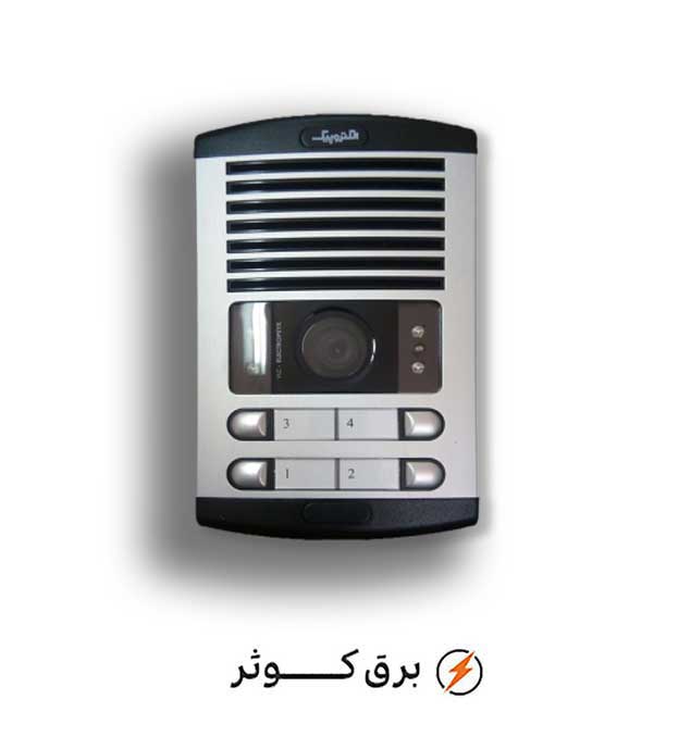 آیفون الکتروپیک پنل 4 طبقه افقی 1086 تصویری