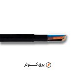کابل افشان 1*4 هادی نور مشکی (متری)