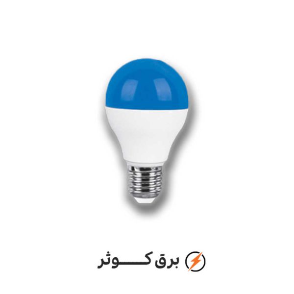 لامپ 9 وات رنگی آبی پارس شعاع توس
