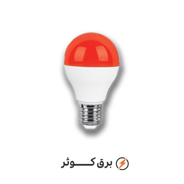 لامپ 9 وات رنگی قرمز پارس شعاع توس