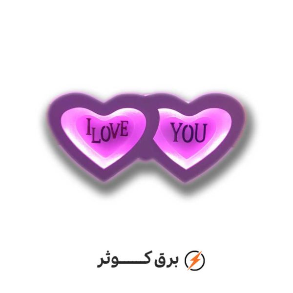 شبخواب رجا LED دو قلب