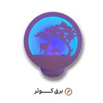 شبخواب رجا LED طرح منظره آهو