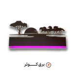 شبخواب مستطیلی (اسبها و غروب)