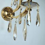 چراغ دیواری دو شعله کوثر کد 1802/2 طلایی - Image 2