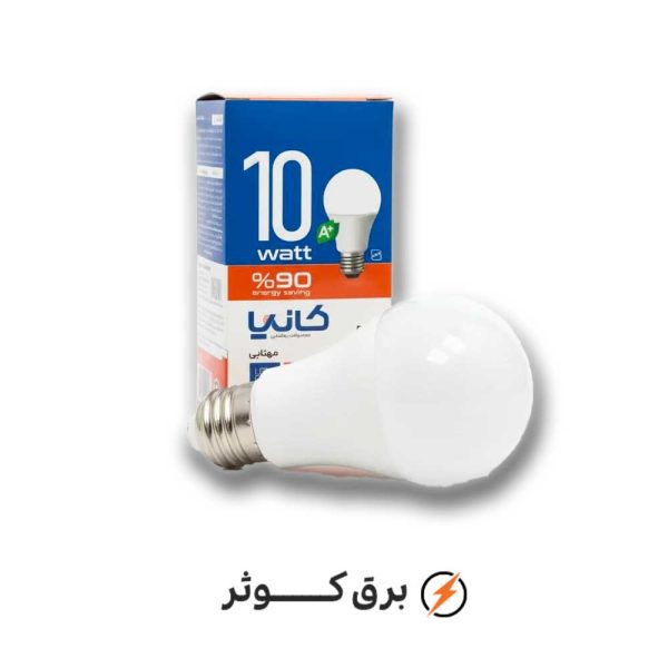 کانیا لامپ حبابی 10 وات آفتابی