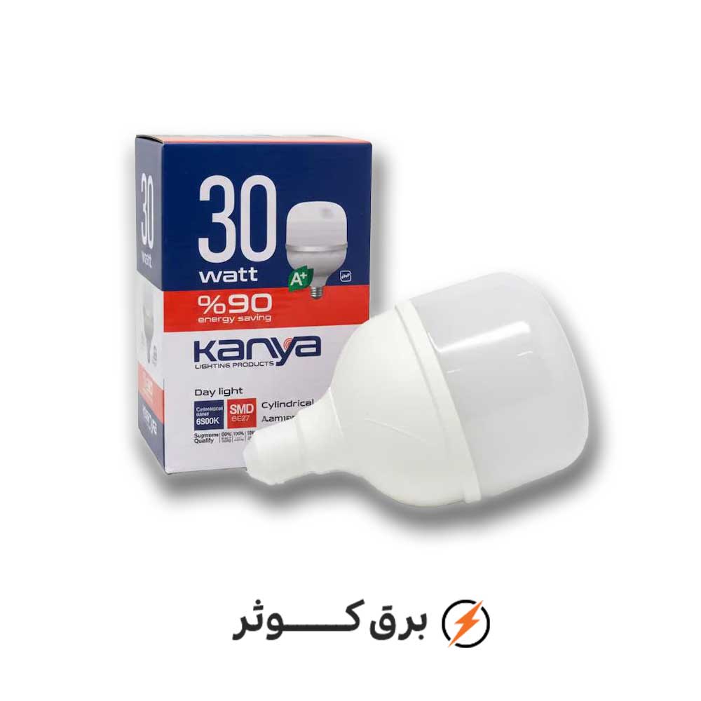 کانیا لامپ استوانه مات 30 وات سفید
