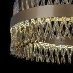 لوستر فلزی آویز قطر 60 آنتیک N2661 - Image 6