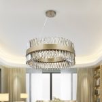 لوستر فلزی آویز قطر 60 آنتیک N2661 - Image 4
