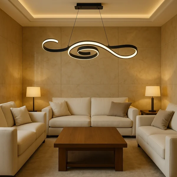 لوستر مدرن SMD ملودی کوثر کد 7020096