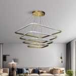 لوستر مدرن SMD مربع چهار طبقه کوثر کد 7020101 - Image 2