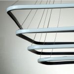 لوستر مدرن SMD مربع چهار طبقه کوثر کد 7020101 - Image 5