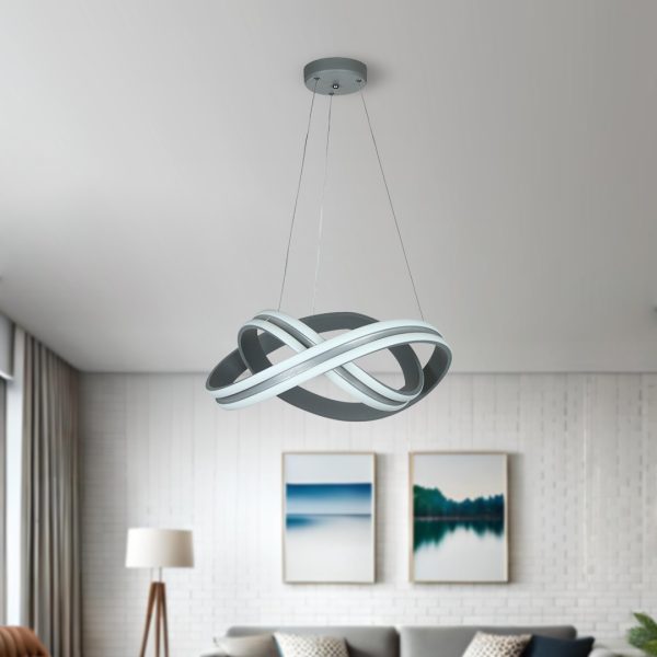 لوستر مدرن SMD بینهایت سه لاین کوثر کد 7020098