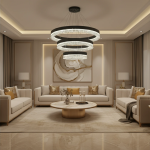 لوستر کریستالی اسپیرال سه طبقه کوثر کد 7020067