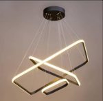 لوستر مدرن SMD سه طبقه مستطیل کوثر کد 7020097 - Image 4