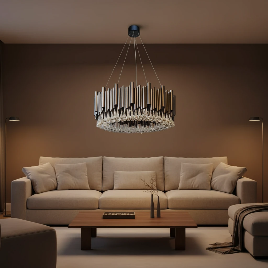 لوستر کریستالی پایپی کوثر