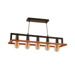 لوستر روستیک پنج شعله کوثر کد 1203.5 - Image 2