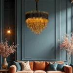 لوستر کریستالی رویال پر تراکم کوثر