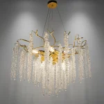 لوستر کریستالی درختی گلاریو نامنظم کوثر کد 7020114 - Image 2