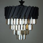 لوستر کریستالی پروفیلی کج کوثر کد 7020111 - Image 4