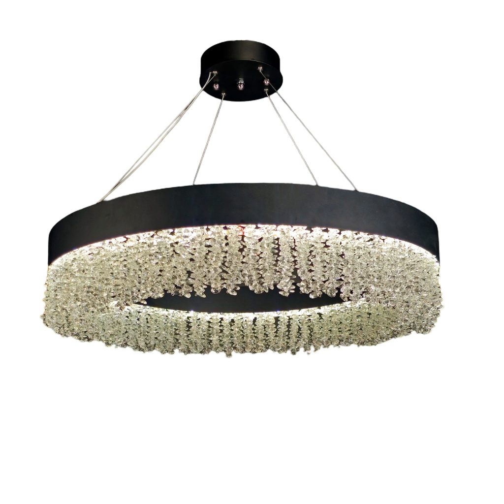 لوستر کریستالی اسپیرال دونه بافتی کوثر